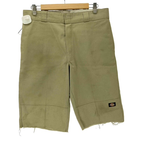 ディッキーズ Dickies Loose Fit ダブルニーワイドワークパンツ リメイク カットオフ メンズ  34×32